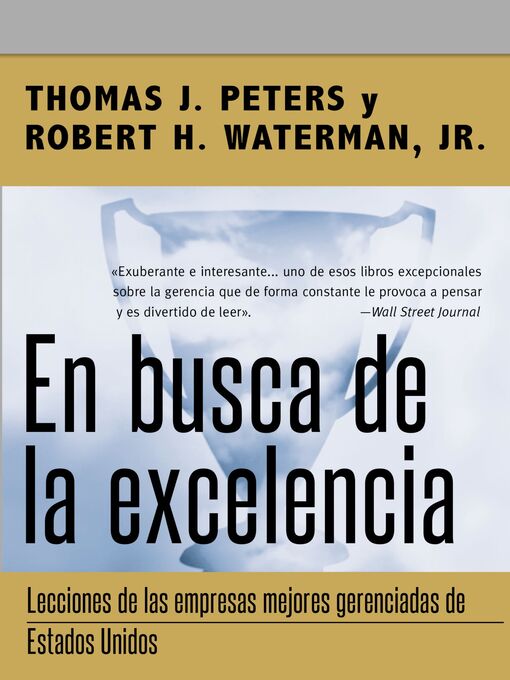 Title details for En busca de la excelencia by Thomas J. Peters - Available